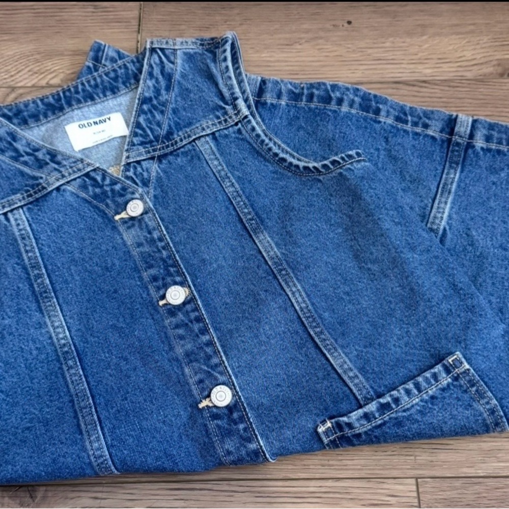 Old Navy Women’s Dark Blue Denim Jeans Jacket